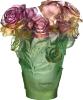 Vase green & pink - Daum